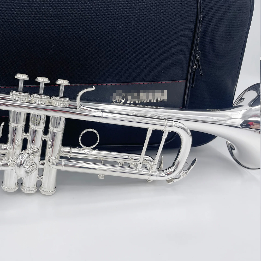 New YTR-9335 Bb Silver Plated Brass Trumpet Musical Instrument Professional Performance with case