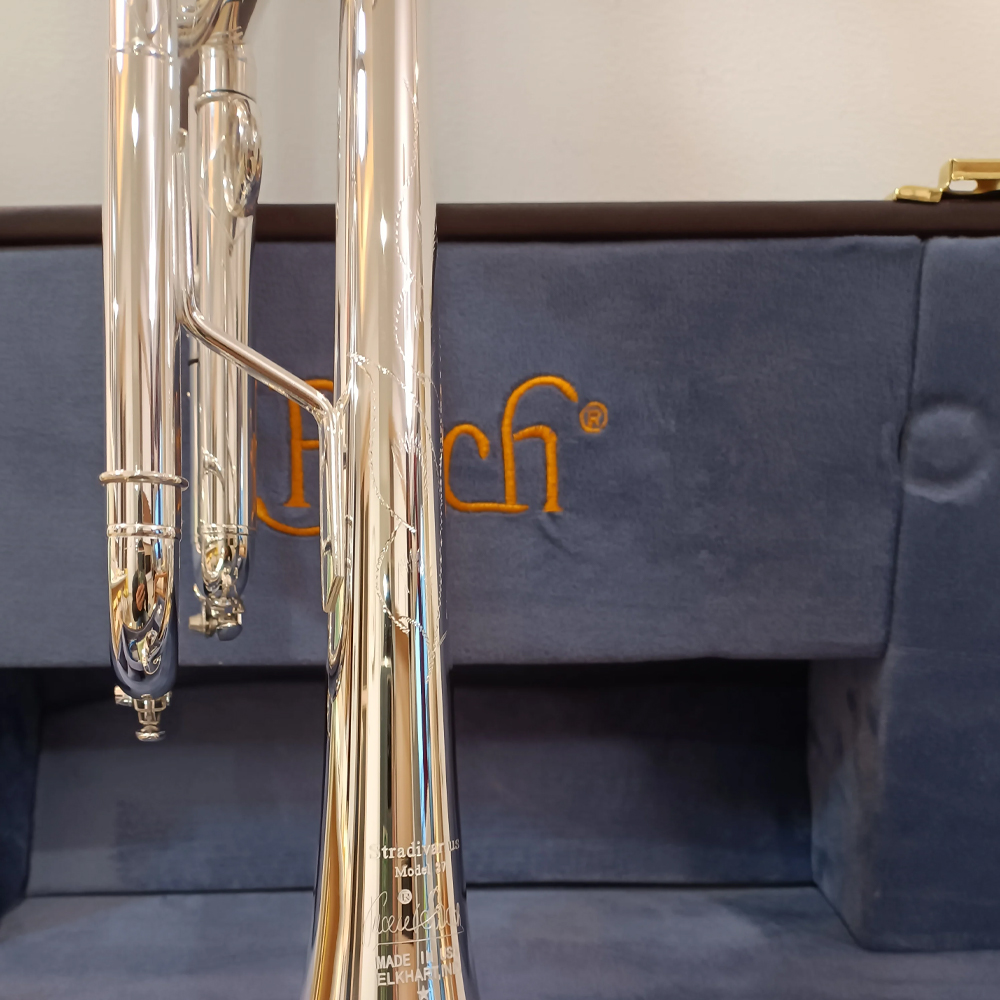 High quality Trumpet Model 37 Silver Plated Bb LT180S-37 Brass Musical Instrument Trumpet with Mouthpiece