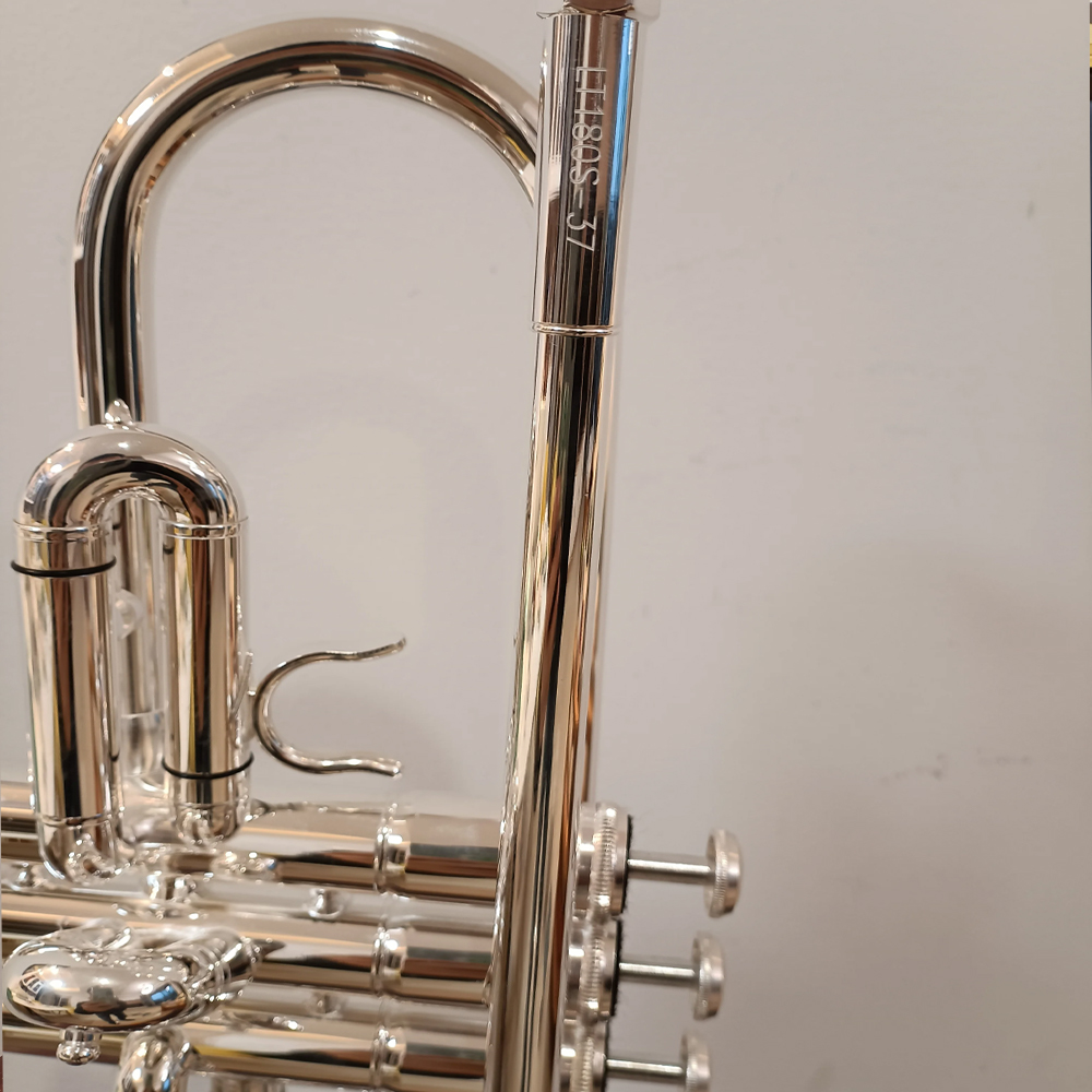 High quality Trumpet Model 37 Silver Plated Bb LT180S-37 Brass Musical Instrument Trumpet with Mouthpiece