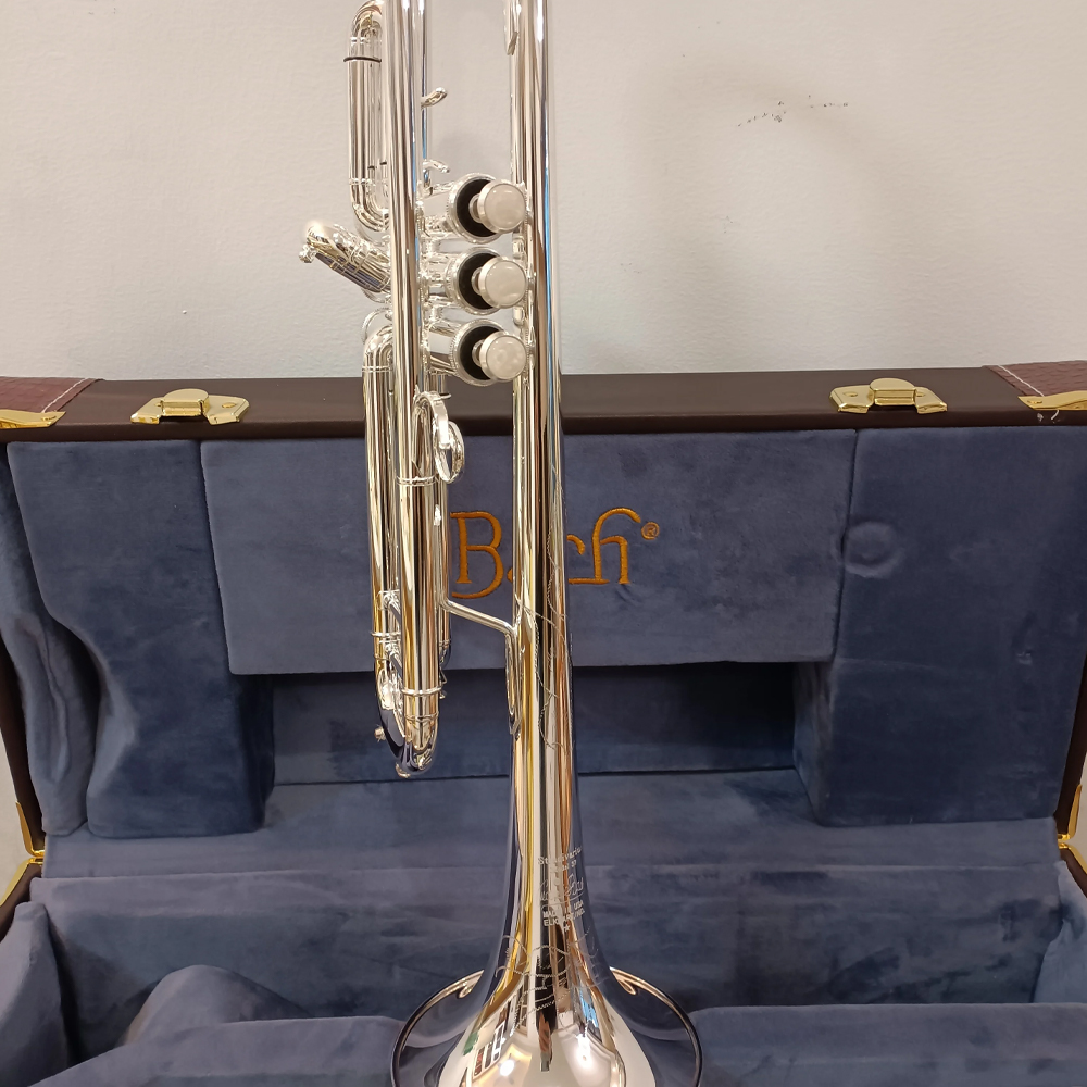 High quality Trumpet Model 37 Silver Plated Bb LT180S-37 Brass Musical Instrument Trumpet with Mouthpiece