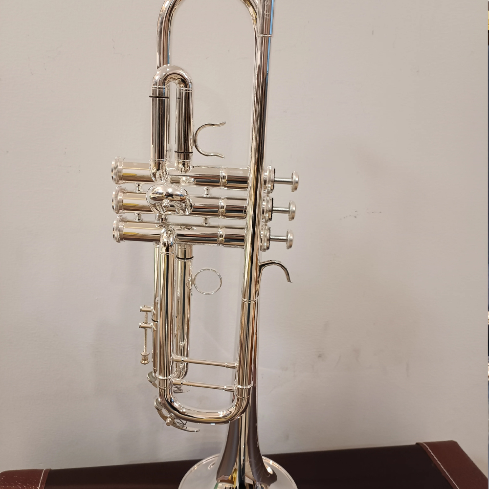 High quality Trumpet Model 37 Silver Plated Bb LT180S-37 Brass Musical Instrument Trumpet with Mouthpiece