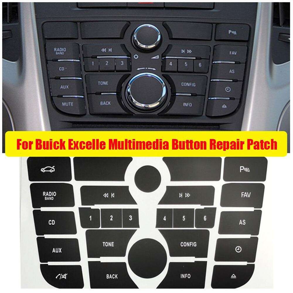 Neue Neue Neue Taste Reparatur Aufkleber Für Opel Astra J Klimaanlage Klima Controller CD Radio Control Panel Auto Zubehör 