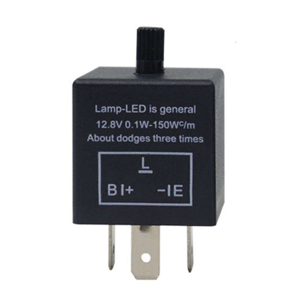 Nieuwe Nieuwe Flash Elektronische LED Verstelbare Flasher Relais Voor Richtingaanwijzer Blinker Cf13 12 V Auto Motor Schakelaar Universele