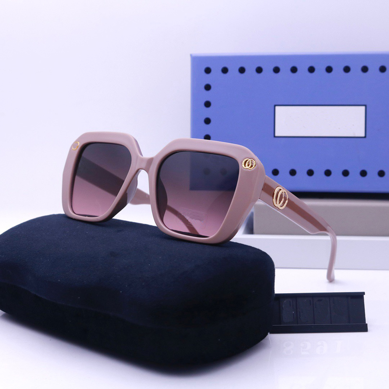 Modedesigner solglasögon högkvalitativa solglasögon kvinnor män glasögon kvinnors solglasslins unisex