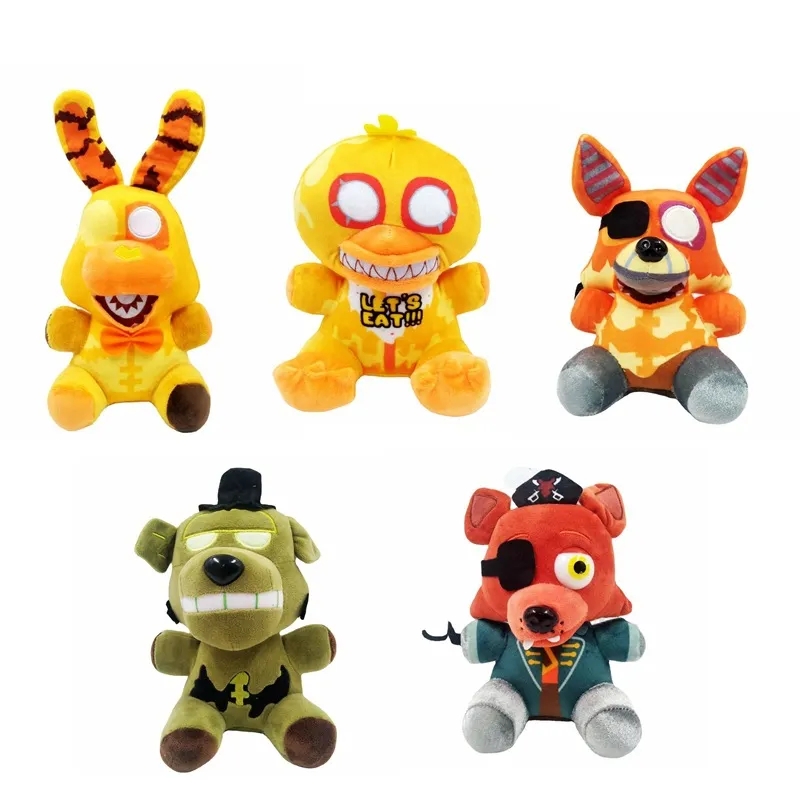 2024 Factory wholesale 35 styles FNAF bear rabbit fox duck plush toys animation film and television games peripheral animal dolls children's gifts