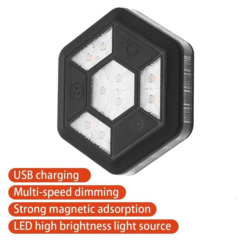 Nowe nowe nowe lampki ostrzegawcze Cob dach Atmosfera Ssekcja Ssanie LED Trunk Nocne światło magnetyczne Q8Y6