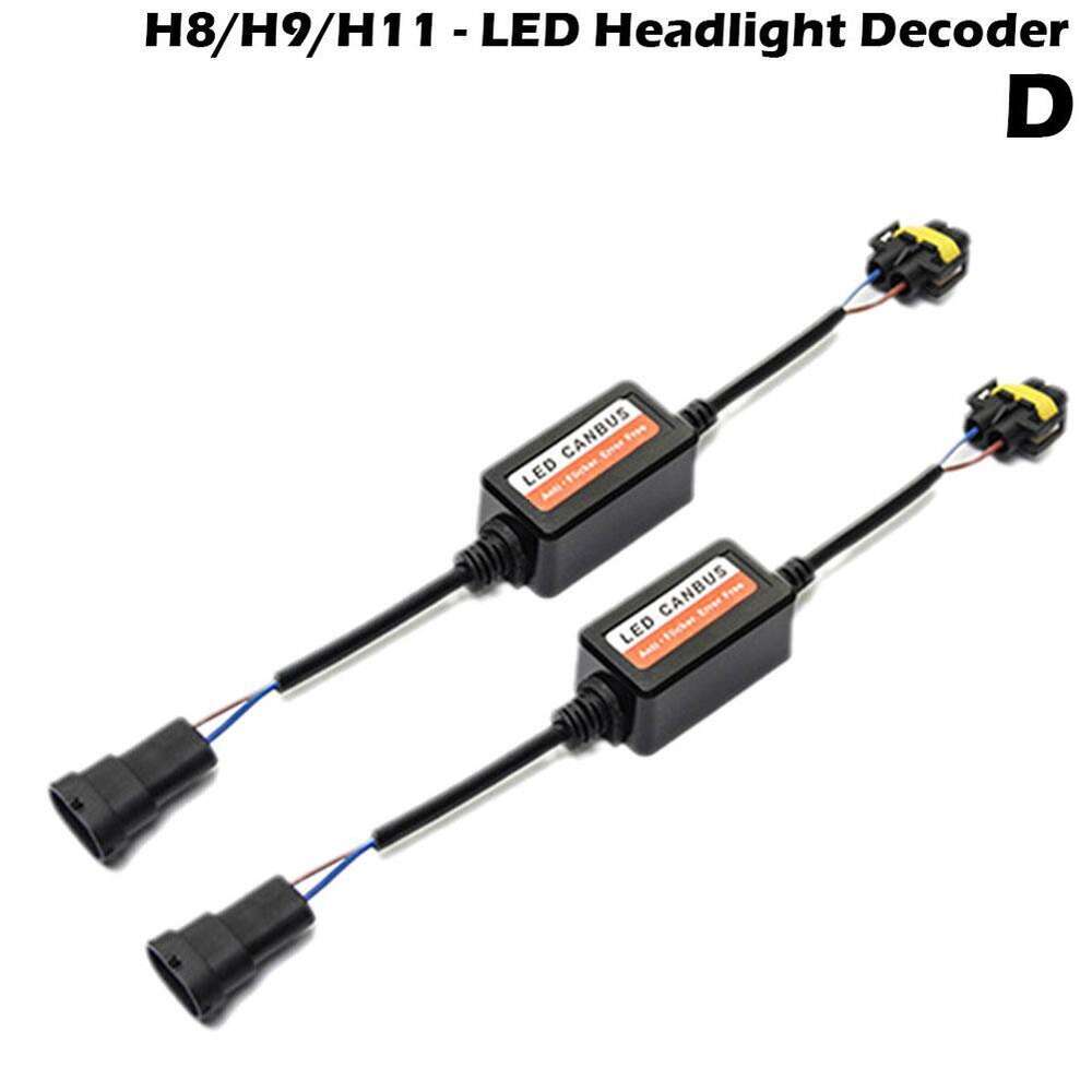 Nuovo Nuovo Nuovo Faro Dell'automobile LED Decoder Canbus Fari Resistenza Senza Errori H1h3 H4 H7 H9 H11fault Eliminator Accessorio Automotive