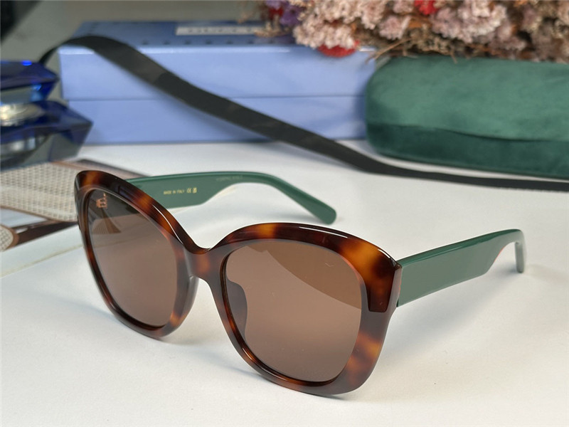 Occhiali da sole cat eye dal nuovo design alla moda 0860S montatura classica in acetato stile semplice e popolare versatile occhiali protettivi uv400 esterni