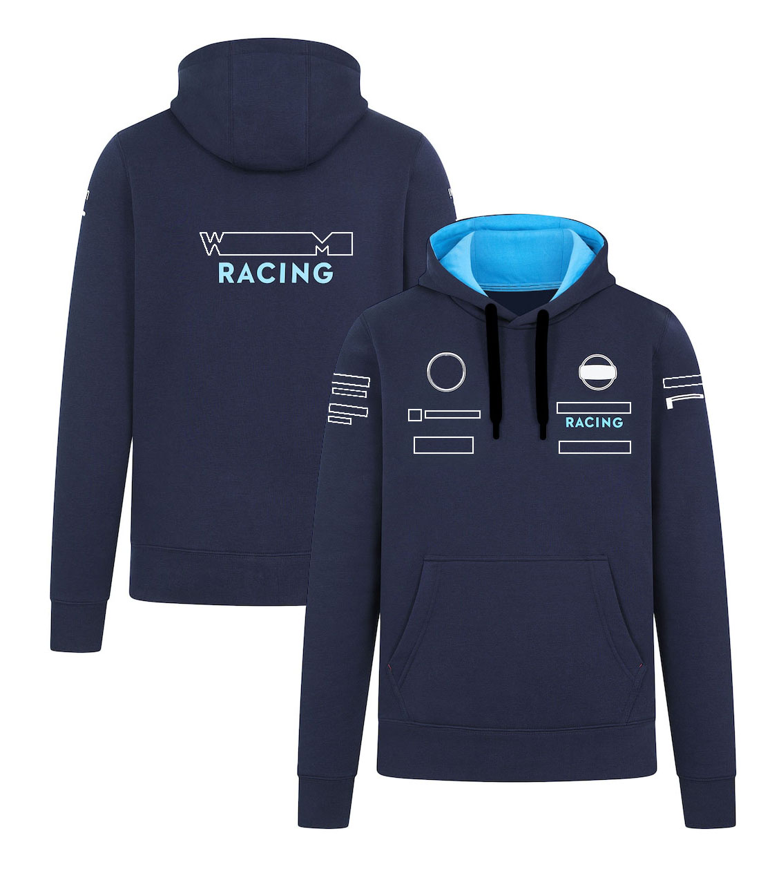 T-shirts voor heren F1 Racing 2024 Team Hoodie Formule 1-coureur 1/4 rits tussenlaag Unisex Fans Half-Zip Neck Pullover Sweatshirt Heren Jersey Shirt Custom QA5H