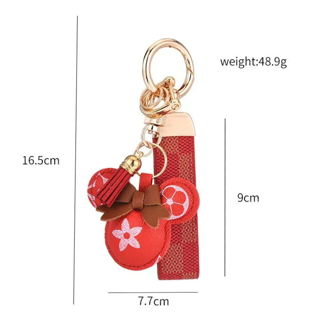T GG Designer Keychain Wallet Keyring Fashion Presh Bendant Charm Charm Bucket Bag Flower Mini Coin Meychains Bag Trinket Gifts Accessories