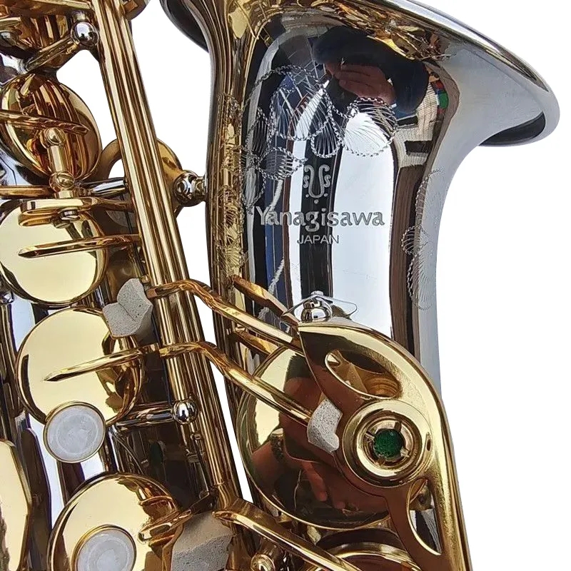 2021 New Japan Alto Saxophone WO37 Nickel Gold Key Professional Play Super Play Sax Sax with Case