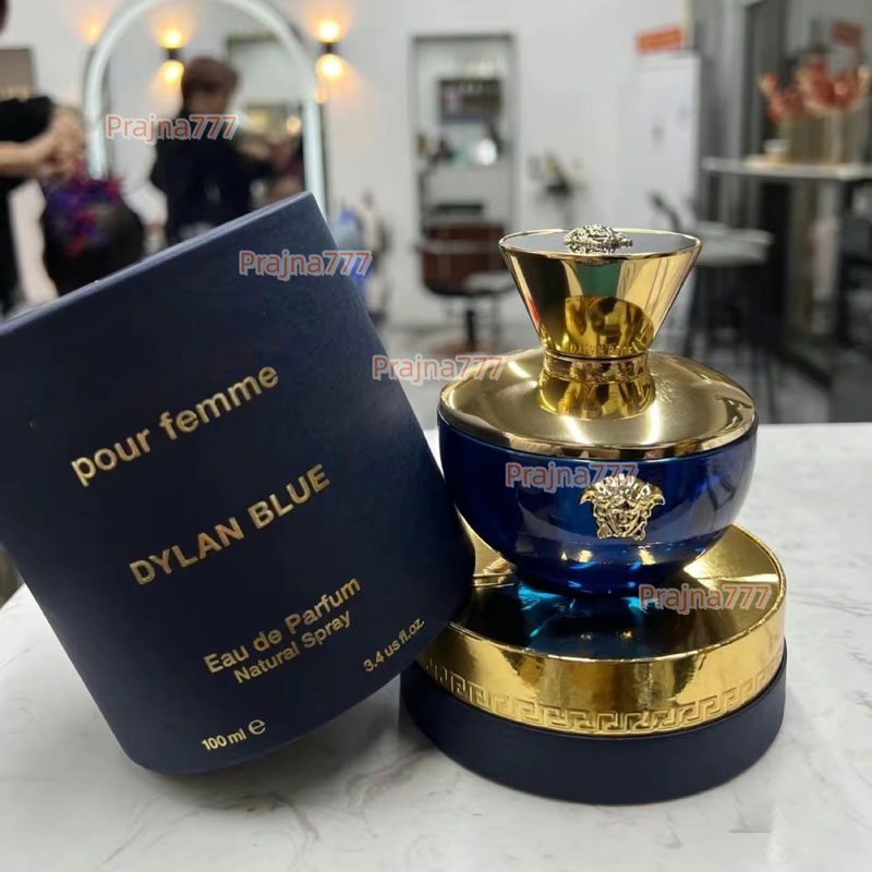 ブランドのオリジナル卸売香水100ml eau de parfum luxury fume bottle girls femme dylan blue