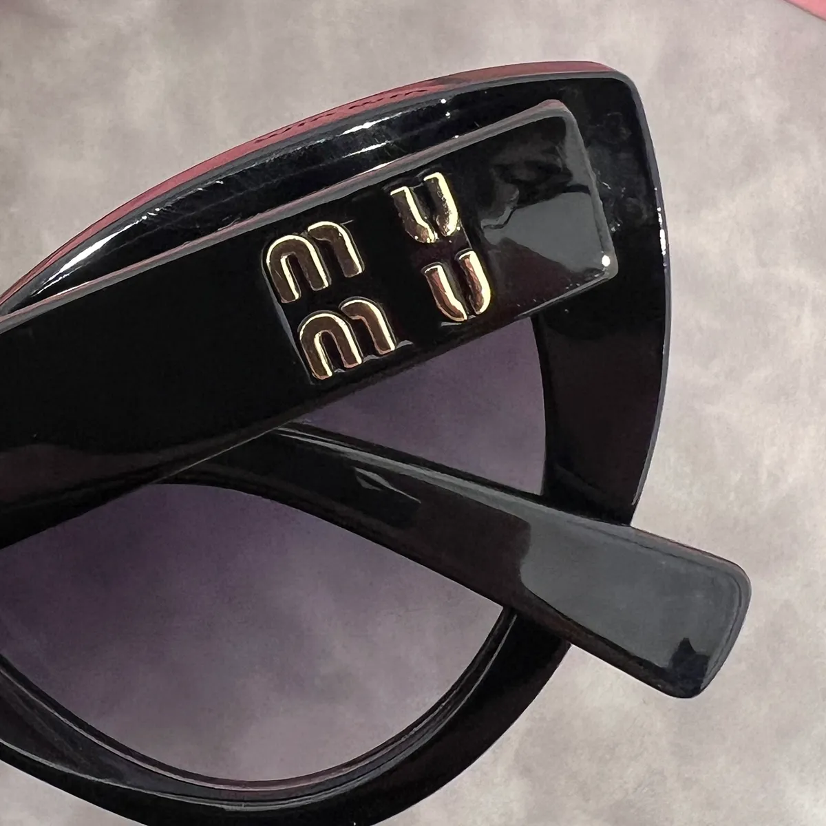 Designer sunglasses MU cat-eye sunglasses for women premium letter peplum sunglasses premium quality
