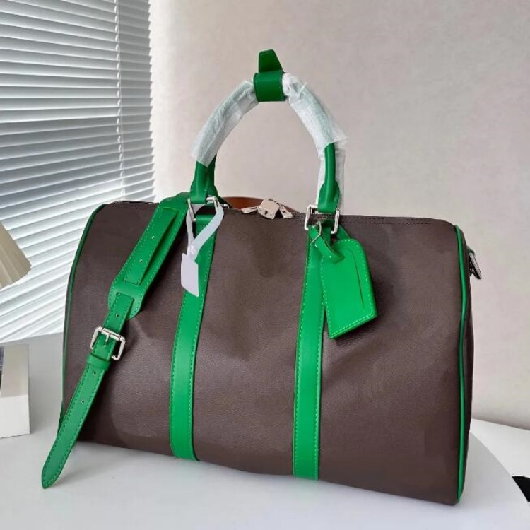 Дизайнерская сумка для багажа для мужской моды, высококачественная женская дорожная сумка с тиснением, кожаная сумка, большая вместимость, дорожные сумки для багажа