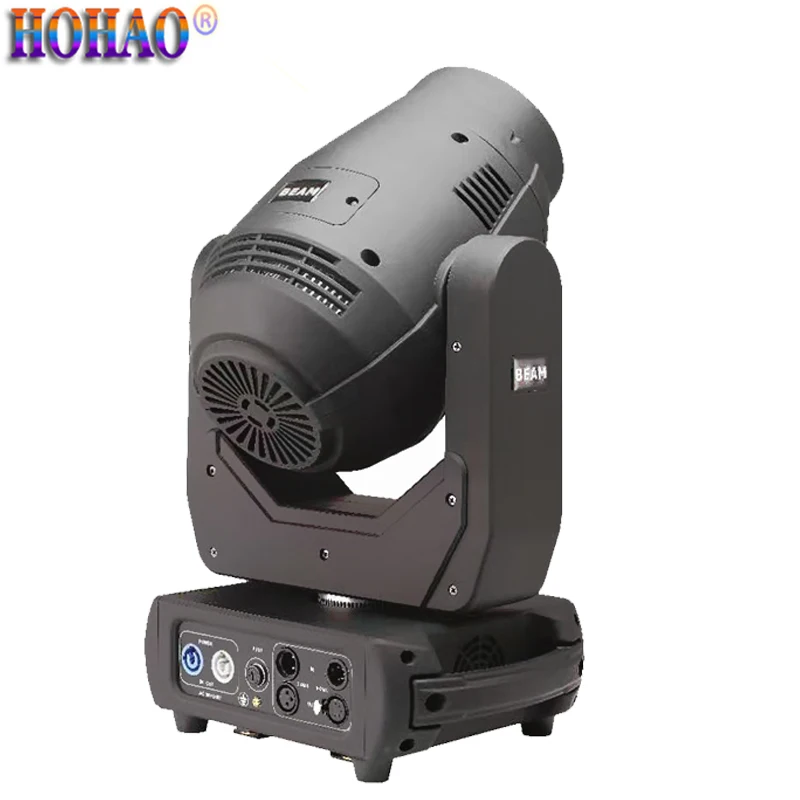 HOHAO Lighting Led 250w Super Beam Moving Head 6X 0 Duty Nightclub Dj Disco Stage Light Up 28600LUX 5M 16/18Dmx CH Focus Spotlight