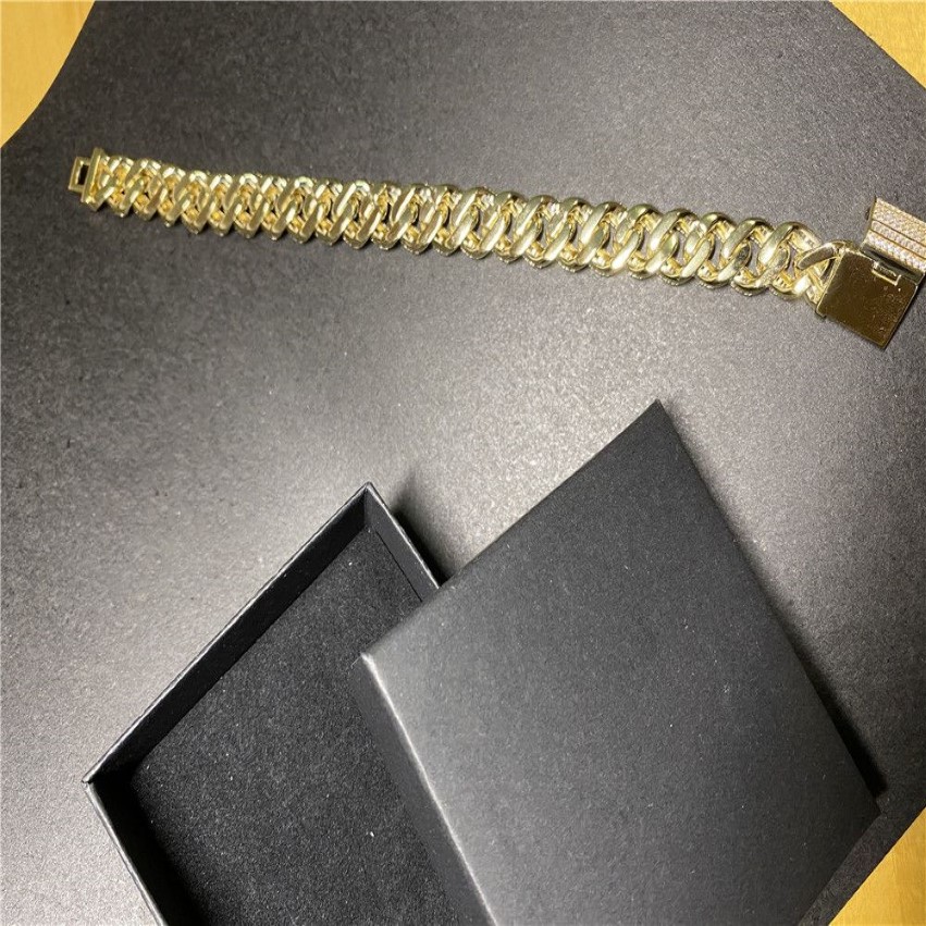 Fashion new design cuba necklace high quality Jewellery hiphop style mans diamonds chain308Q