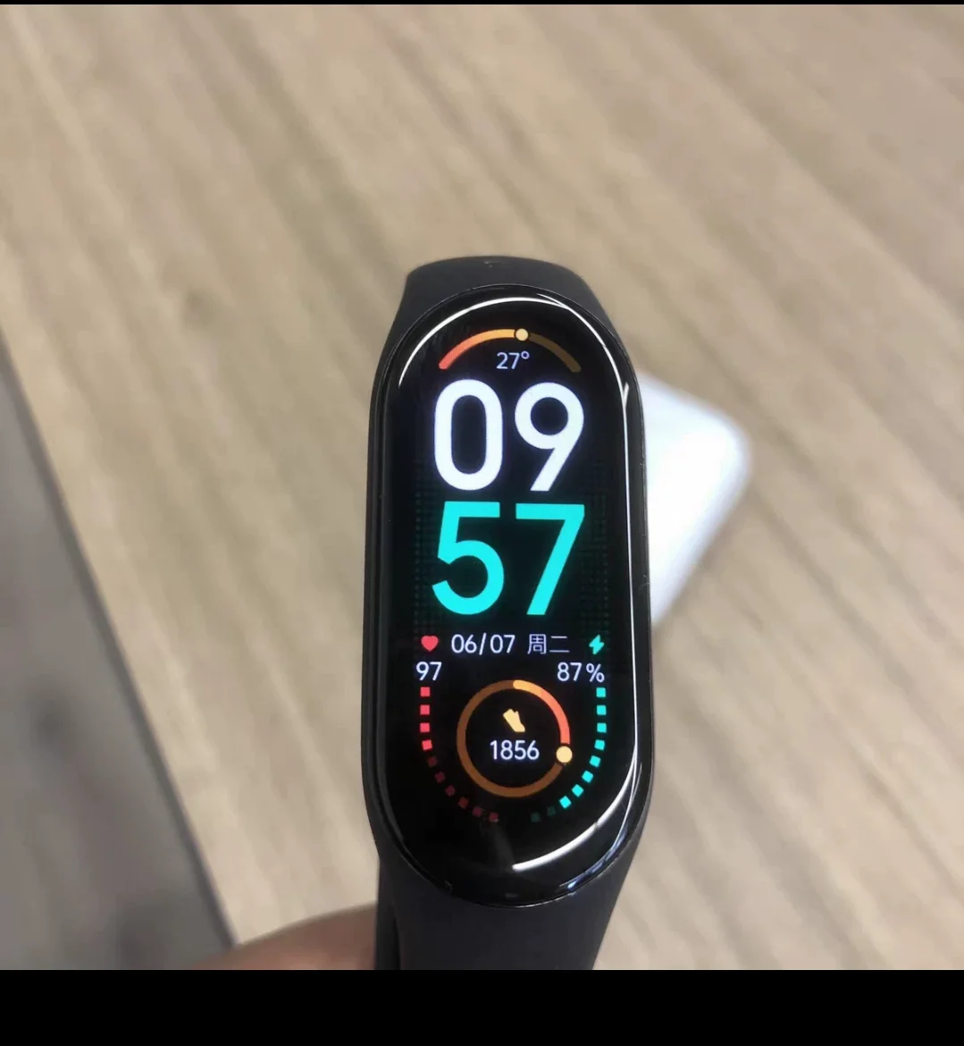 Dispositivos Versão Global Mi Smart Band 7 Bluetooth 5.2 Freqüência cardíaca Fitness de oxigênio no sangue1.62 