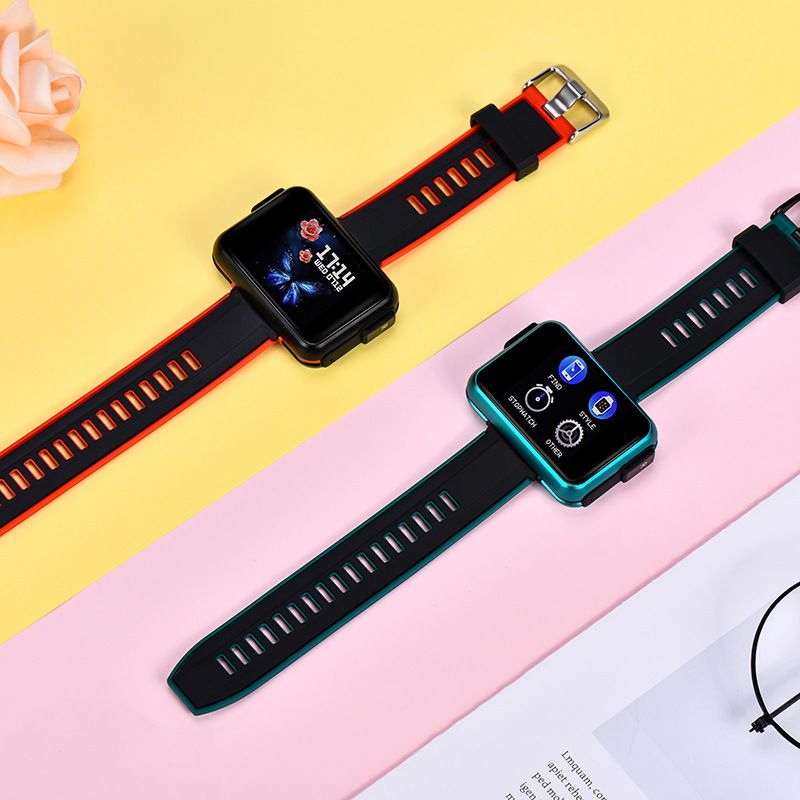 Smart bracelet Bluetooth headset talk heart rate blood oxygen blood pressure full touch weather T91 smart bracelet