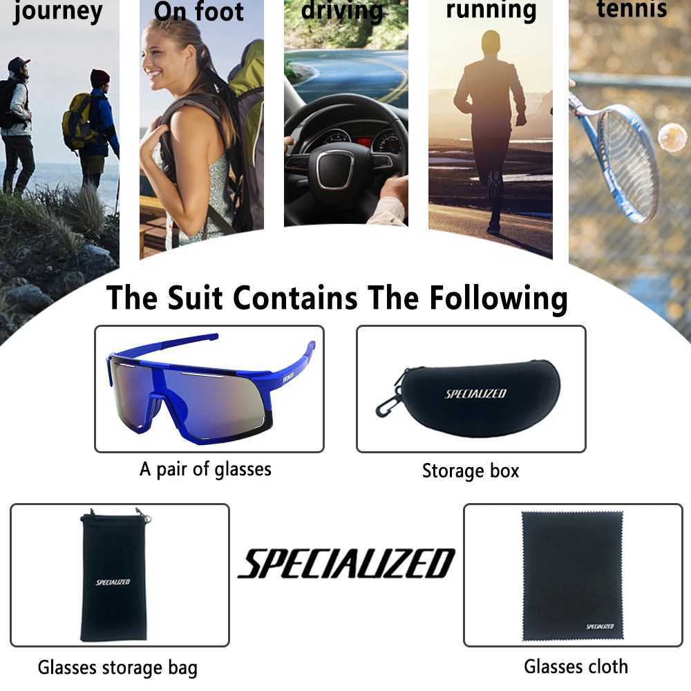 Designers de luxe Lunettes de soleil Speciauzed Cyclisme Hommes Femmes VTT Route Lunettes Vélo Équitation Sports de plein air Randonnée Lunettes 3t68