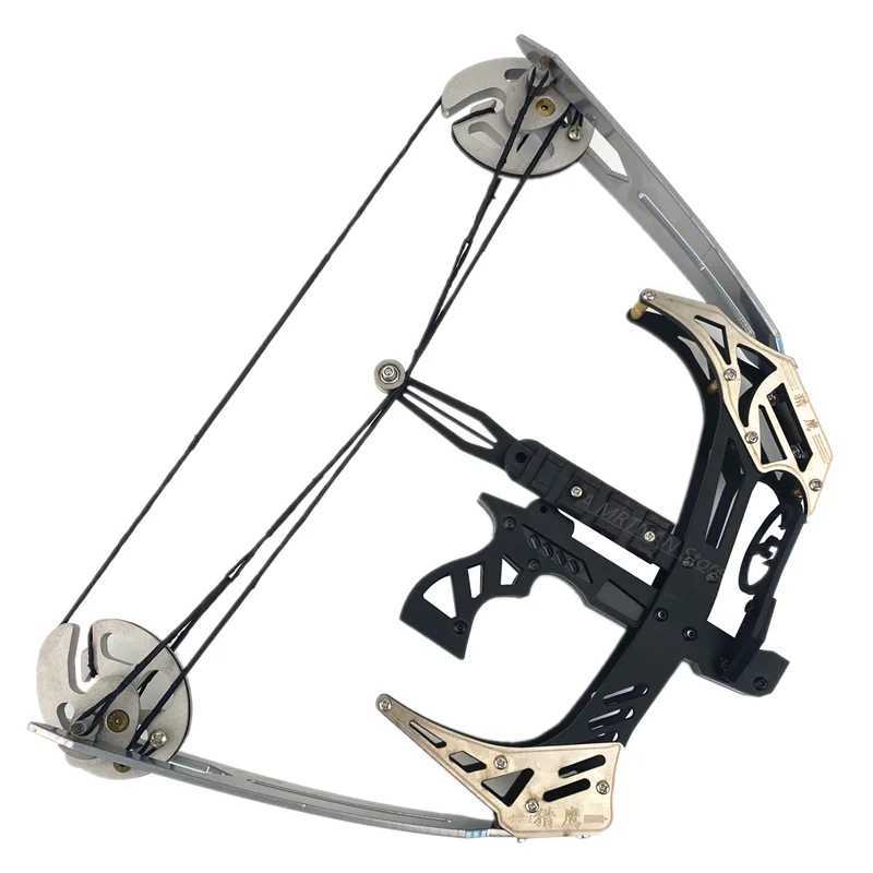 Boog Pijl Hot Selling 30lb Krachtige Boogschieten Mini Compound Boog Rode Laser Outdoor Jacht Pijl en Boog Schieten Recurve Boog YQ240301