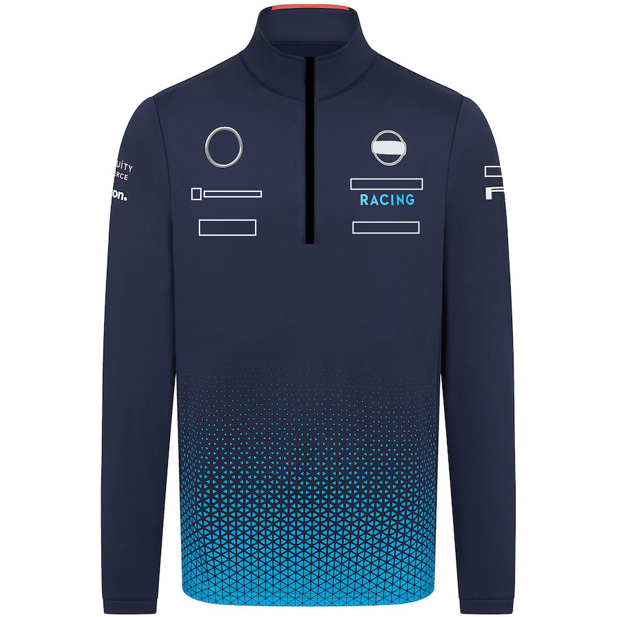 T-shirts pour hommes F1 Racing 2024 Team Sweat à capuche Formule 1 Pilote 1/4 Zip Midlayer Fans unisexes Pull à col zippé Sweat-shirt Jersey Jersey personnalisé QA5H