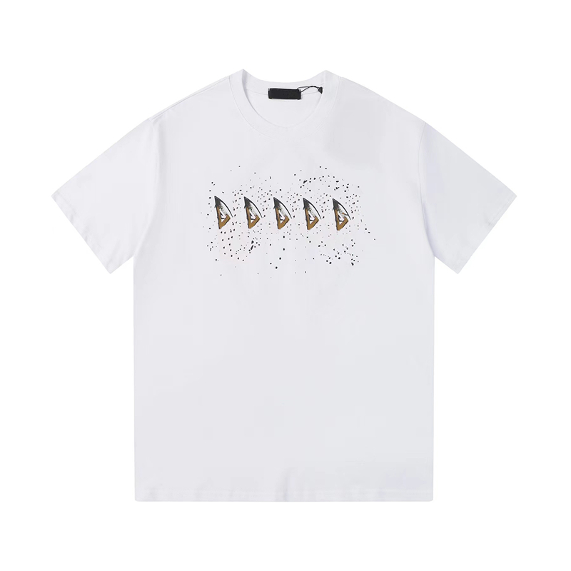 トレンディなデザイナーメンズTシャツの男性Tシャツ新しい綿カラフルな印刷文字ロゴ小麦パターン女性Tシャツ汎用カジュアルファッションルーズメンスポーツシャツ
