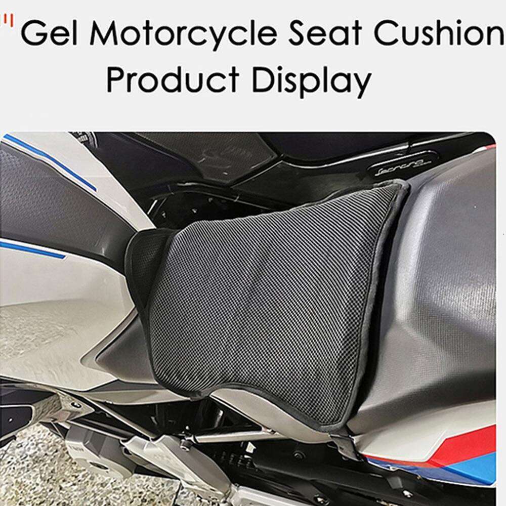 New New New Motorcycle Gel Cushion Breathable Heat Insulation Air Cover Sunscreen Slip Season Absorption Anti Four Shock Pad Seat G1n9