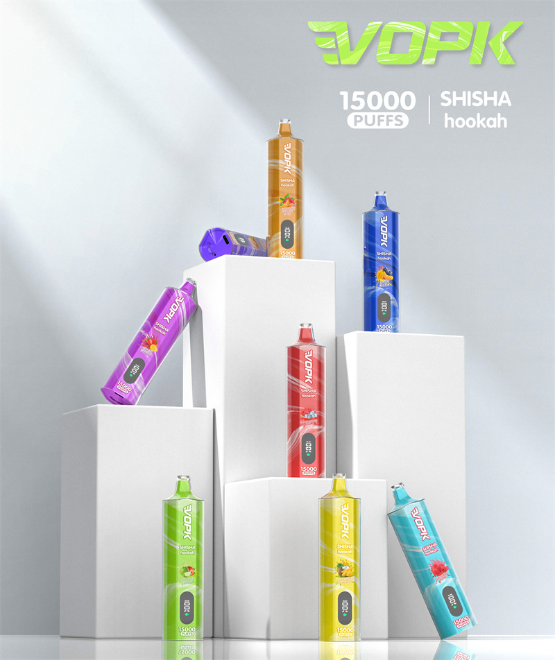 オリジナルのVopk Shisha Hookah 15k 15000 Puffs Eタバコキット使い捨て電子タバコ