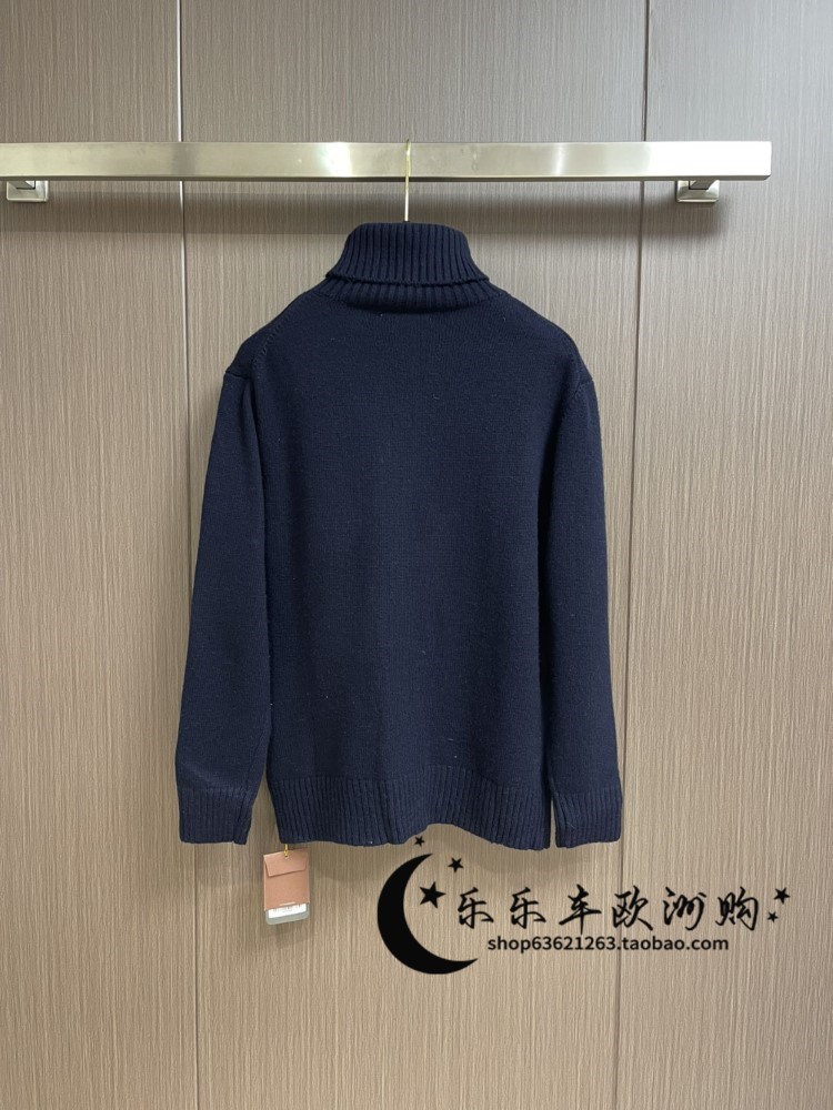 Men Sweater Autumn and Winter loro piano High-necked Cashmere Pullover Knitted Bottoming Sweaters