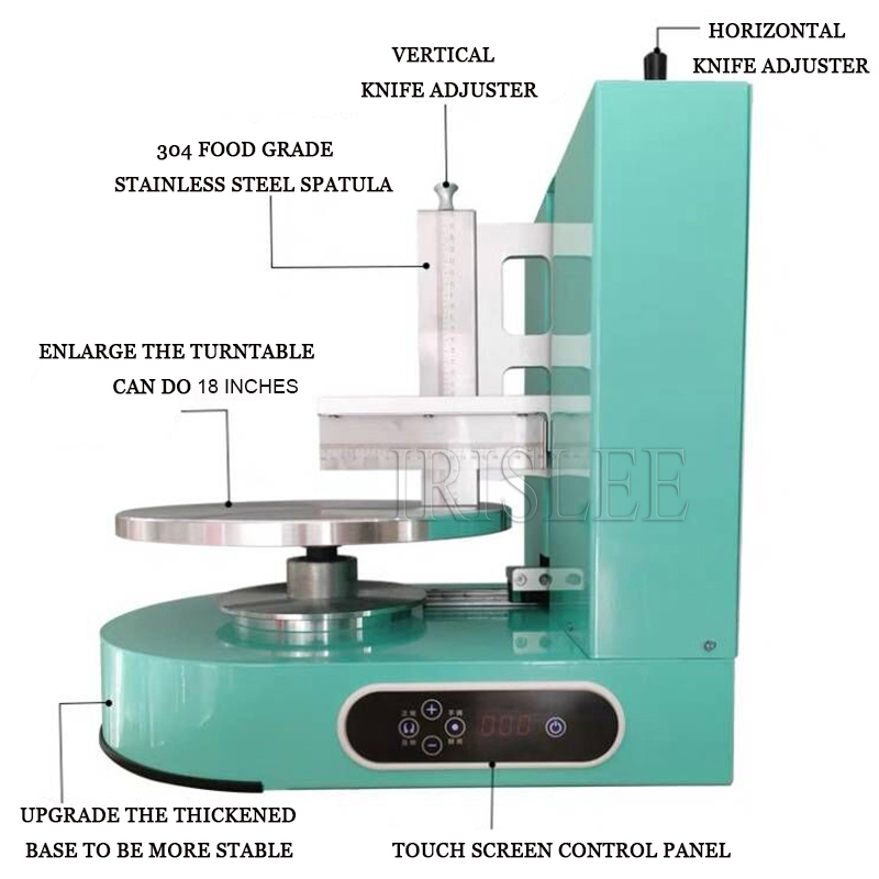 4-12 Inches Automatic Commercial Cake Coating Frosting Making Spreading Machine Cake Icing Decorating Machine