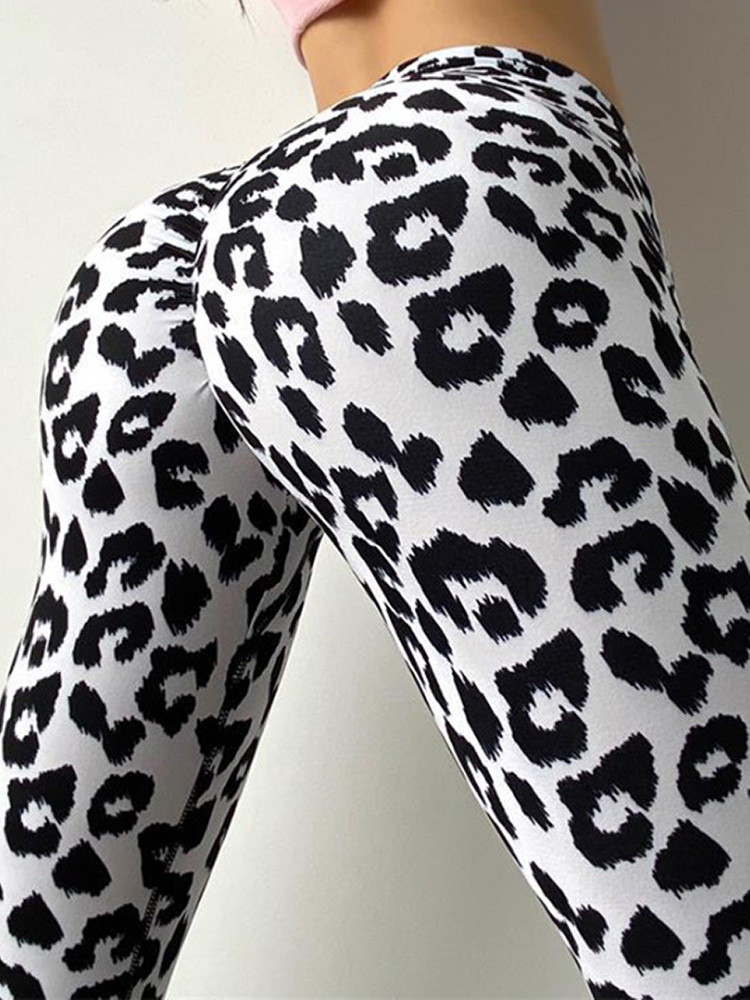 Tenues imprimées léopard pantalons de Yoga entraînement Fitness Leggins Leggings Sexy femmes taille haute vêtements de sport sport serré doux nouveau