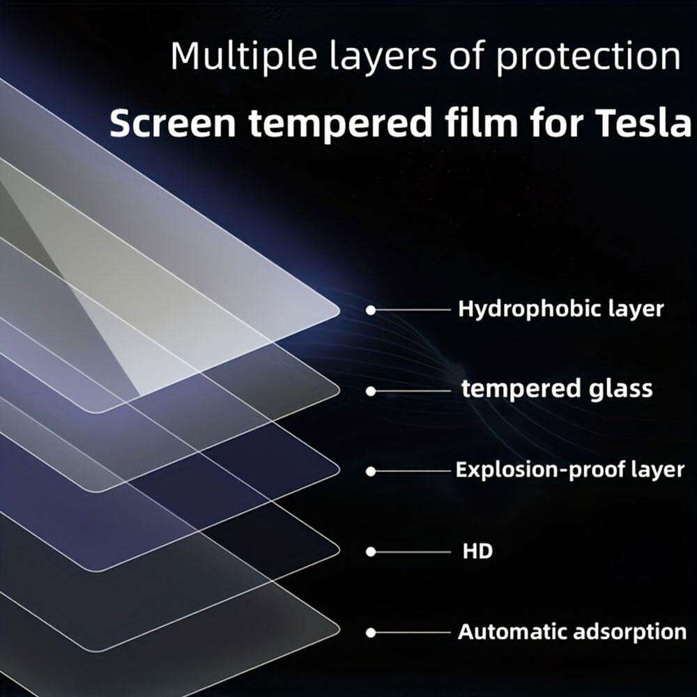 Tesla Model 3 2023GPS Navigation Scratch耐摩耗性HD温度フィルムの新しい新しい新しいセントラルコントロールスクリーンプロテクター