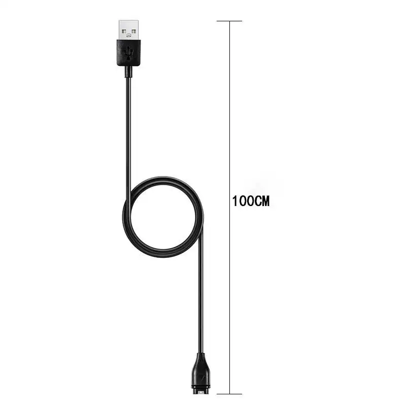 Cabo de carregamento usb de 1m para garmin fenix 7 7s 7x 6s 6x 5 5S 5x venu vivoactive 3/4/5 forerunner 255 265 cabo carregador