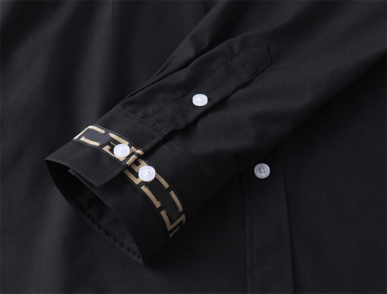 Luxury Designer Men's Shirts Fashion Casual Business Social and Cocktail Shirt Brand Spring Autumn Slimming De mest fashionabla kläderna M-3XL00