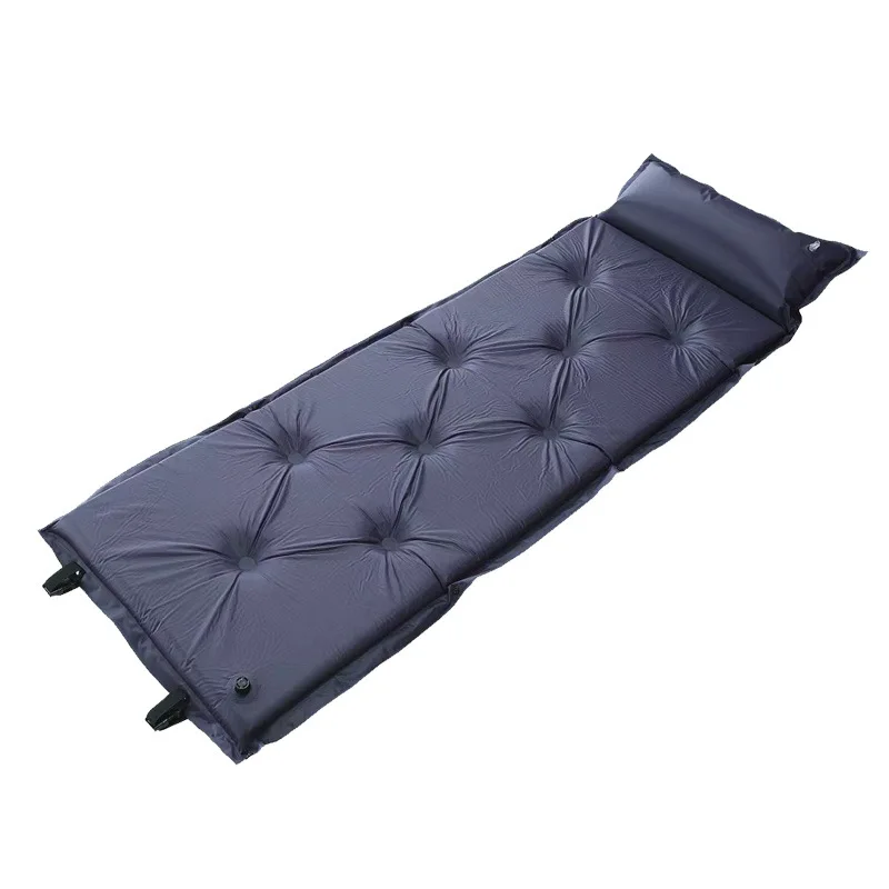 Mat SelfInflating Ultra light Camping Mat Automatic Air Mattress Camping Bed Picnic Mat Folding Inflatable Sleeping Pad with Pillow
