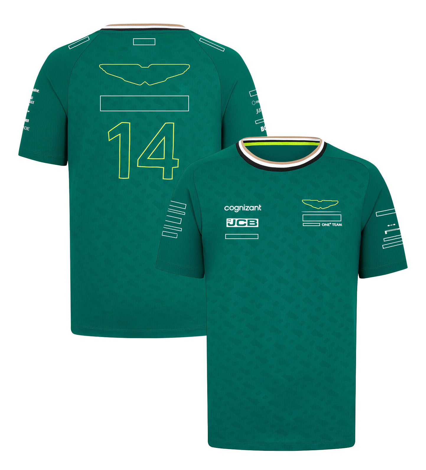 F1 2024公式チームドライバーTシャツフォーミュラ1レーシングポロシャツ半袖ファンサマーファッショングリーンジャージーTシャツカスタム