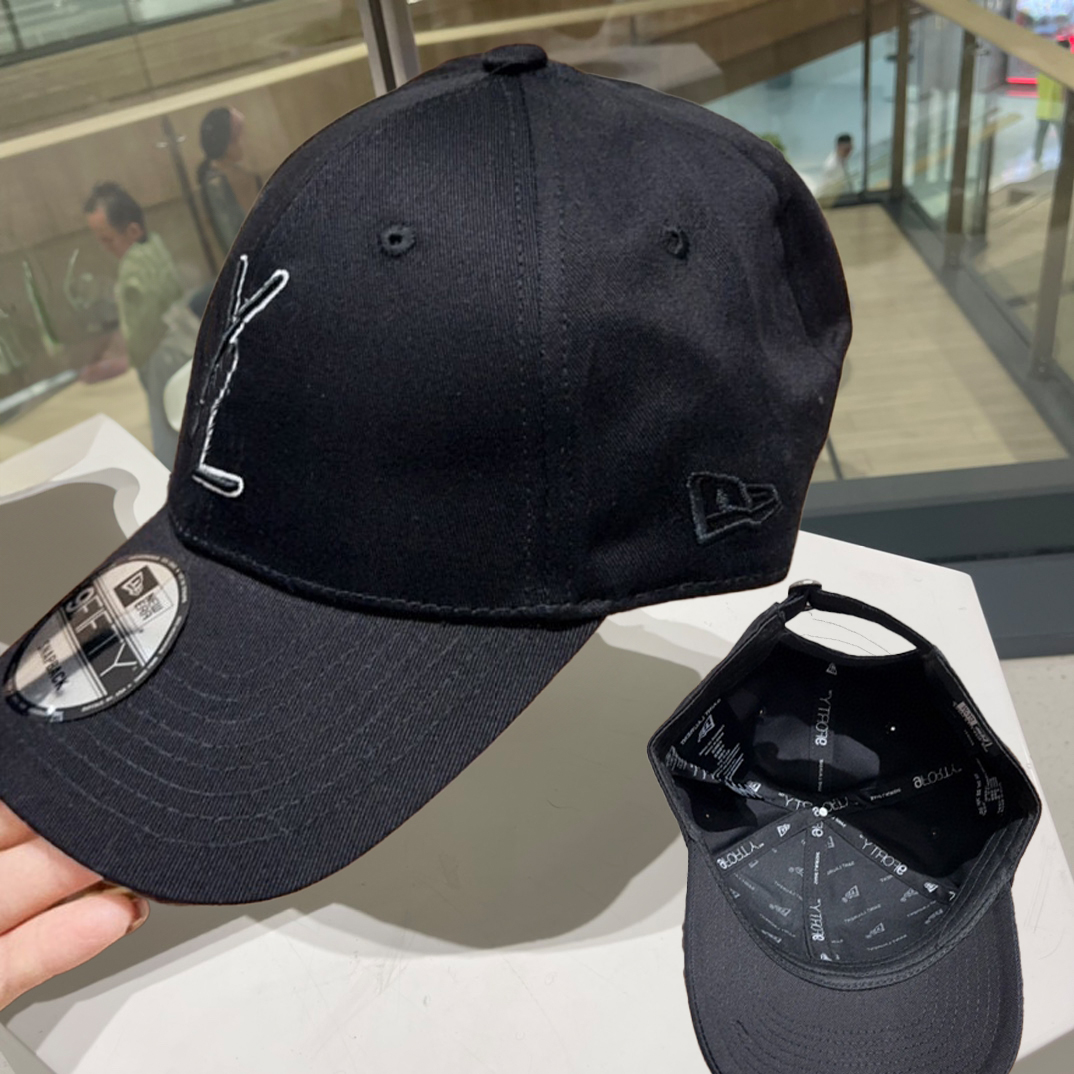 Роскошная модная дизайнерская шляпа New Era Collaboration Cap Черные бейсбольные кепки 9FORTY Уличный спорт Регулируемая кепка для мужчин и женщин