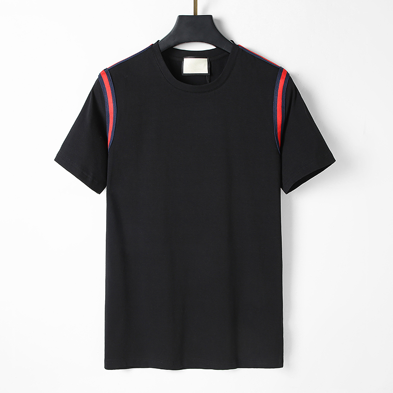 남성 디자인 티셔츠 봄 여름 색상 슬리브 티 휴가 짧은 소매 캐주얼 글자 인쇄 상단 크기 범위 00005
