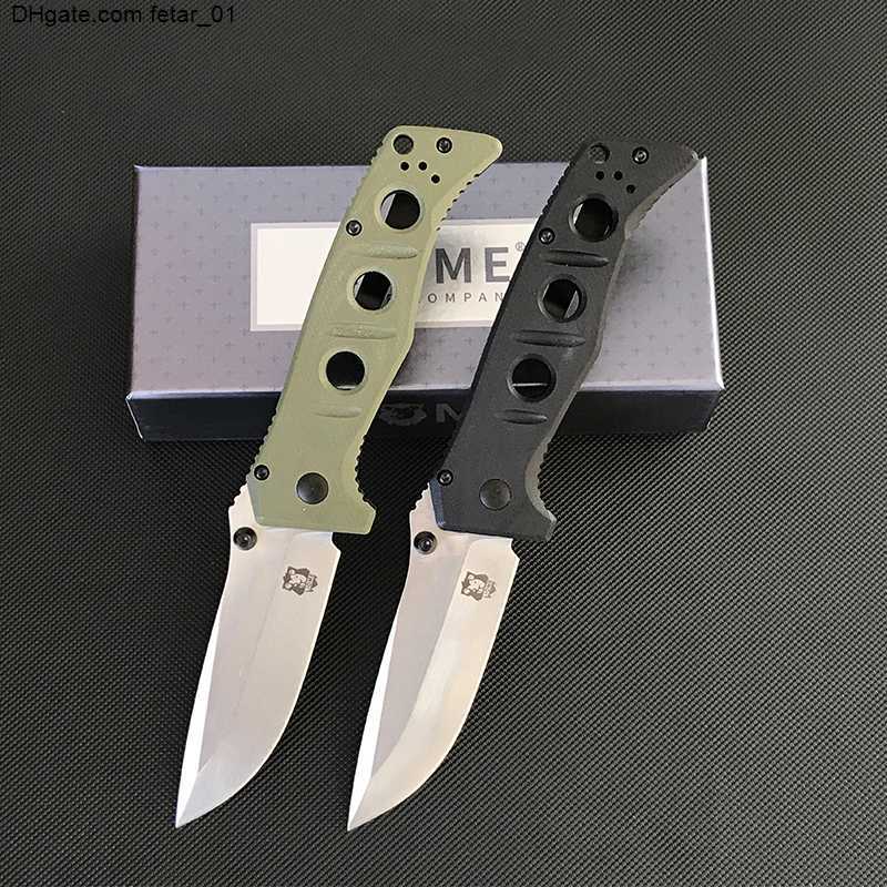 Liome 273 Tactical Folding Knife G10 Handle Stone Washing Blade Outdoor Camping Saber Survival Pocket Knives