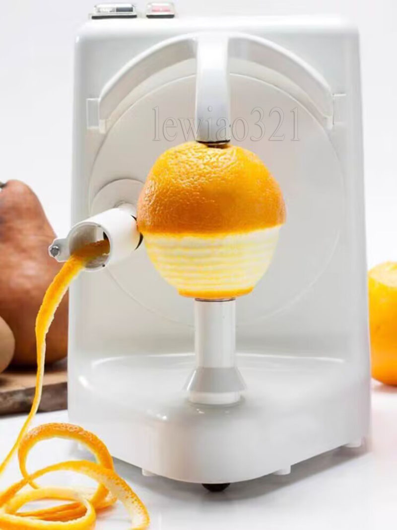 Fantastiskt äpple skalare elektrisk skalare multifunktion automatisk skalare orange fruktbalkkniv skala artefakt