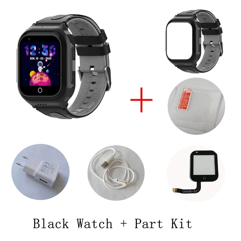 Apparaten Wonlex Smart Watch Baby GPS WIFI Positie Tracker 4G Video Externe camera KT24S Voice Chat GEO Hek Locatie Kind SmartWatches