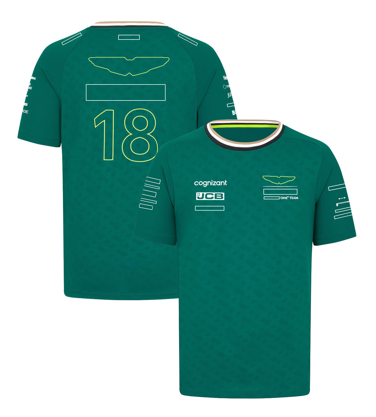 2024 Neues F1 Team Herren Poloshirt T-Shirt Formel 1 Fahrer Grüne Rennuniform T-Shirts Sommer Fans Kleidung Unisex Jersey T-Shirt Custom