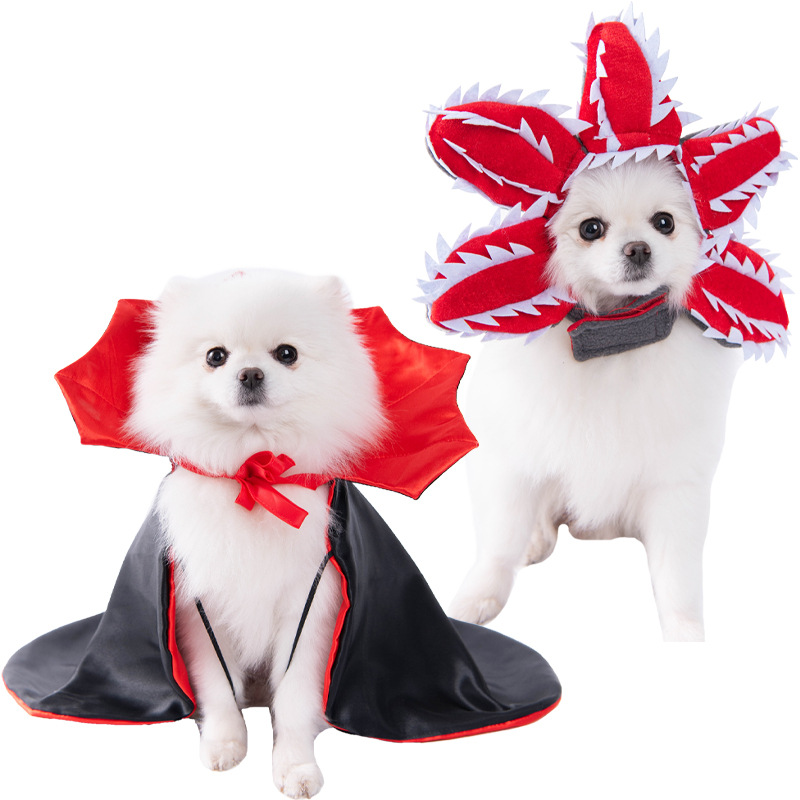 Süßes Halloween-Haustierkostüm, lustige Hundekleidung, Puppenmörder-Verwandlungsoutfit, Universalgröße, Geschenk