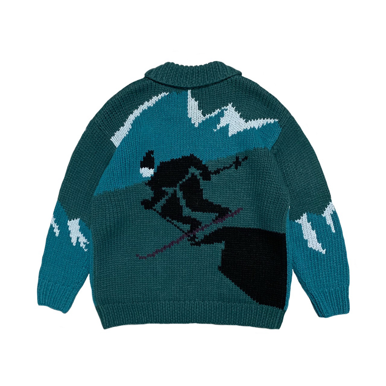2024SS 니트웨어 봄과 가을 남자 스웨터 스탠드 업 칼라 두꺼운 따뜻한 가디건 스웨터 겨울 느슨한 캐주얼 코트