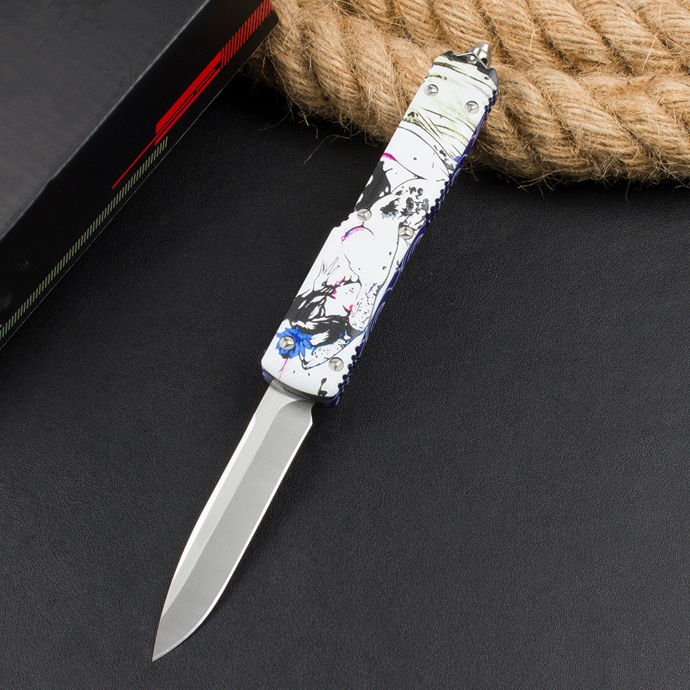 MICO MT tech Geisha Automatic knife Outdoor Tactical Knives T6061 Aviation aluminum Handle D2 Blade EDC TOOLS Pocket knife