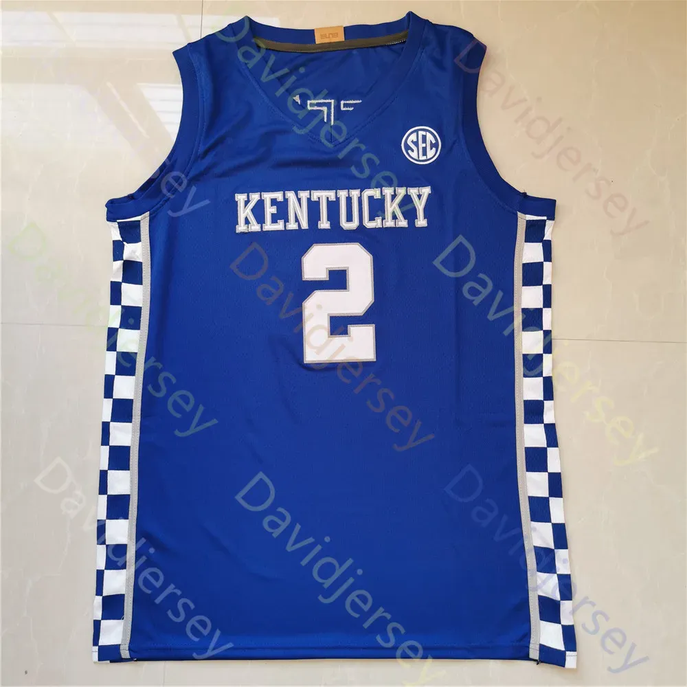 Kentucky Wildcats Basketball Jersey NCAA College Antonio Reeves Rob Dillingham Tre Mitchell D.J. Wagner Reed Sheppard Justin Edwards Thiero Bradshaw Tshiebwe