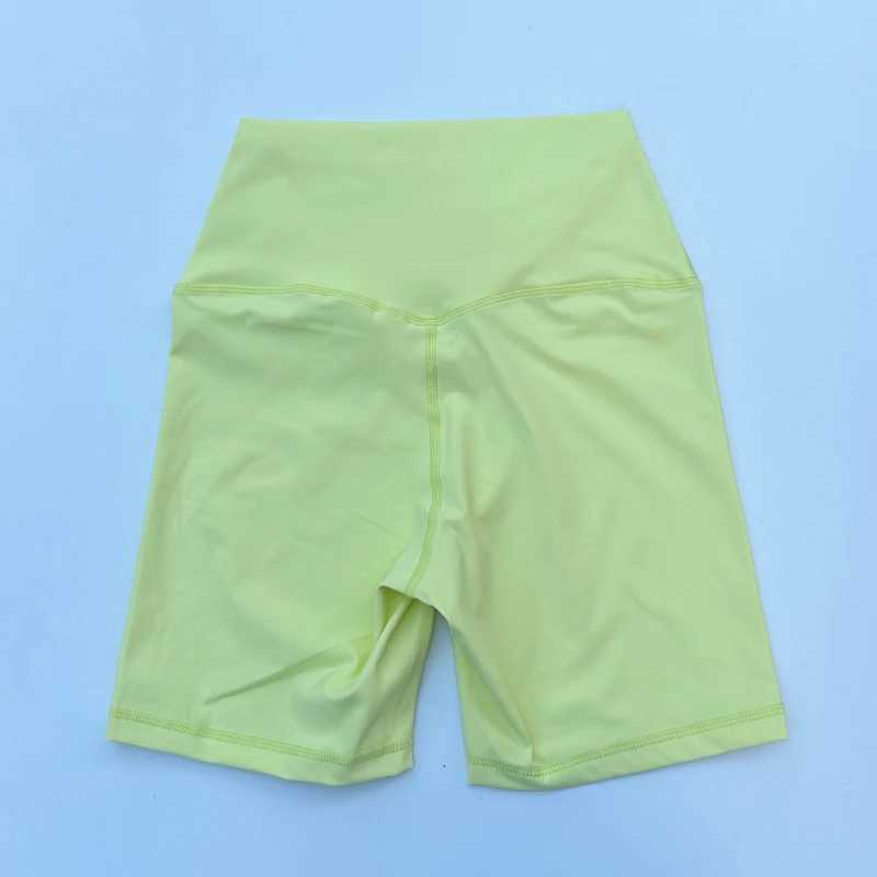 ファッションフィットネスレギンスデザイナーLu-Lu Women Sports Shorts High Waist Yoga Slim Fit Butt Lift Jym Runing Elastic Nylon 20MC