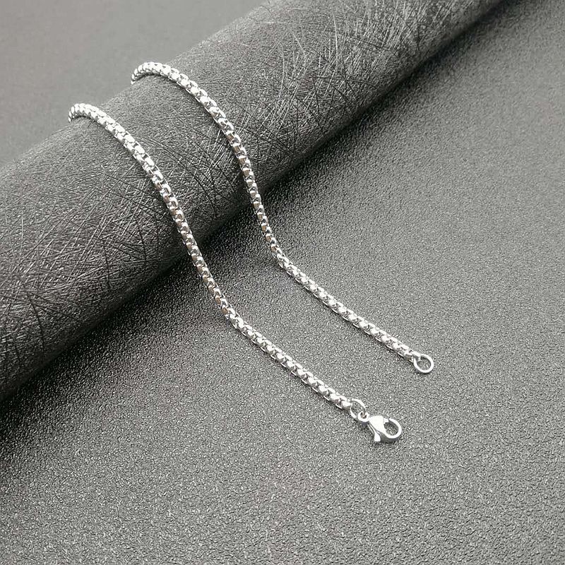 Collier avec pendentif crâne de foudre en acier et titane, style Hip Hop, plaqué or véritable 18 carats, bijoux pour hommes