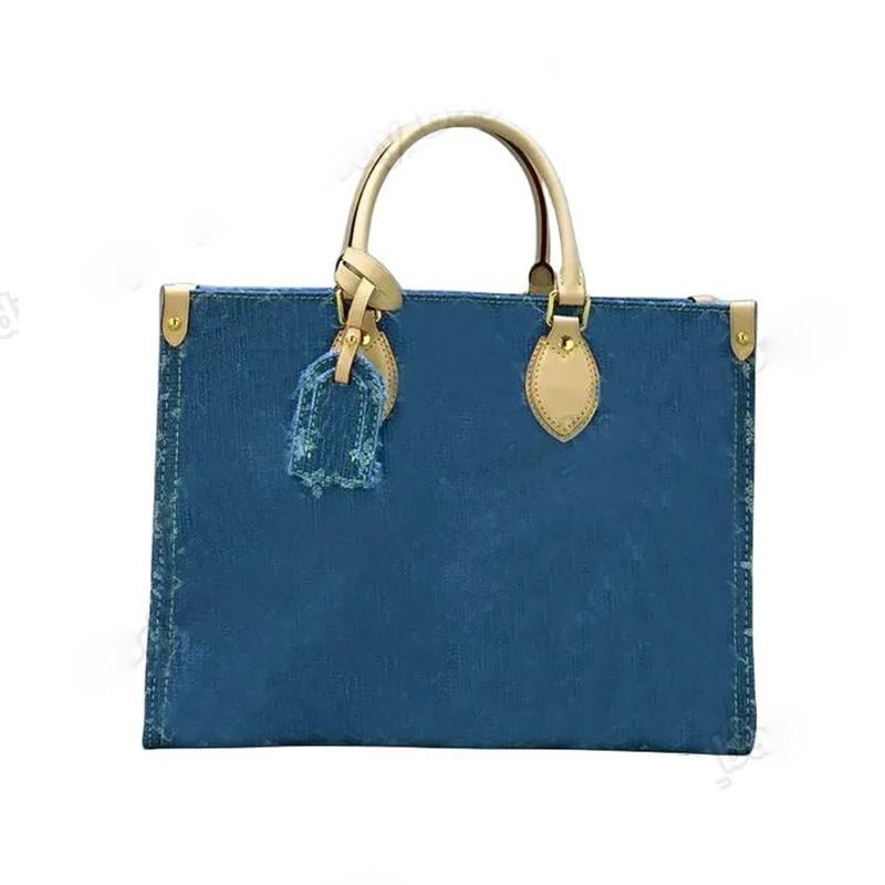 7A Denim Series Designer bags Tote Bag Shoulder Bag Luxury Handbags Large Capacity Crossbody bag Old flower Luxury Vintage Shoulder handbag Denim backpack