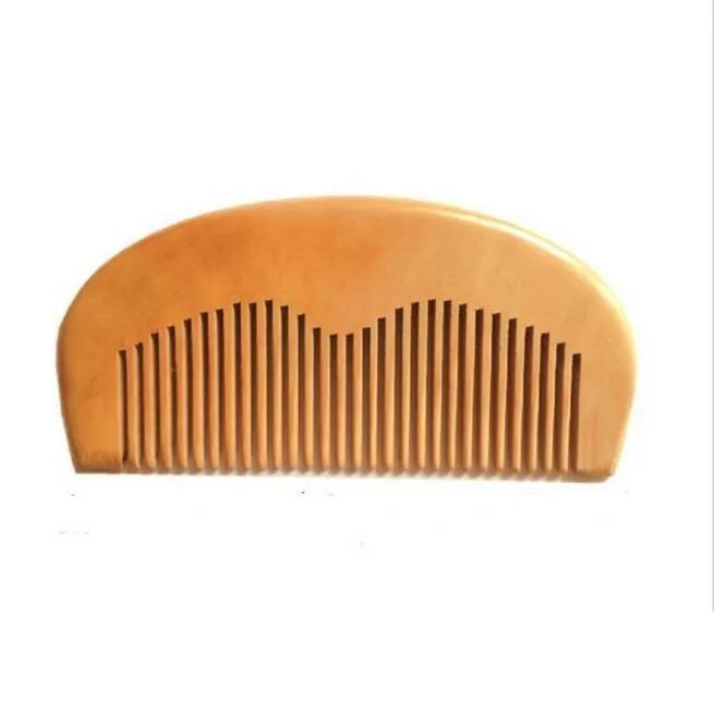Peigne en bois Peigne à barbe Peigne de poche 11,5 * 5,5 * 1 cm Brosses à cheveux